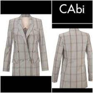 Cabi Sleuth Plaid Doublebreasted Blazer - Size 12 - 5470